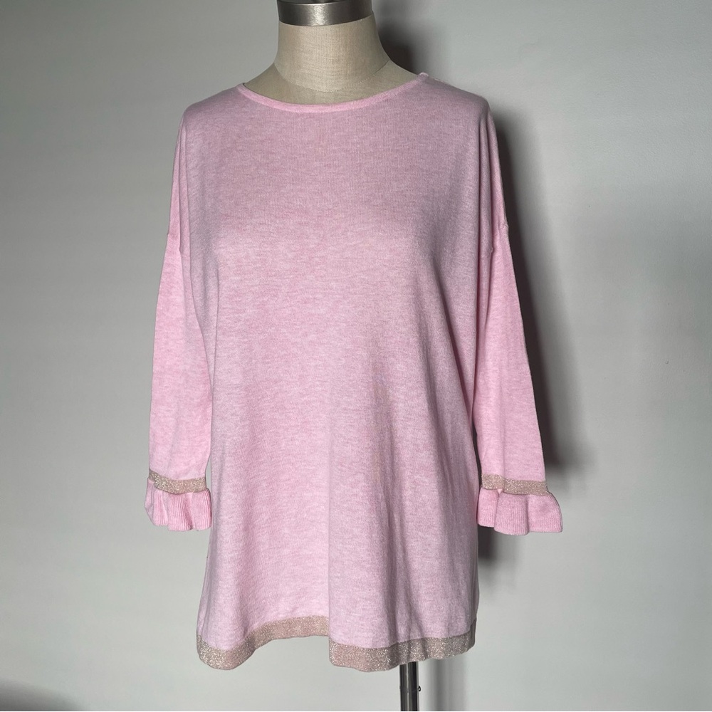 Lily Pulitzer charla pink sweater size XS